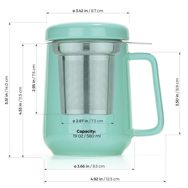 Peak Ceramic Cup Infuser 19oz