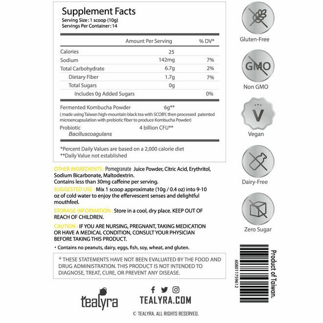 Kombucha Pomegranate Pre-Mix